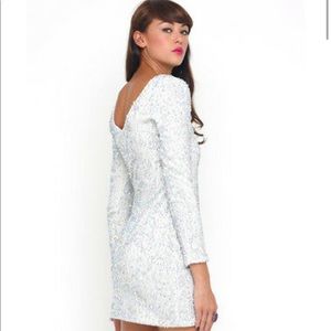 Motel Rocks Gabby dress in white Size: XS
